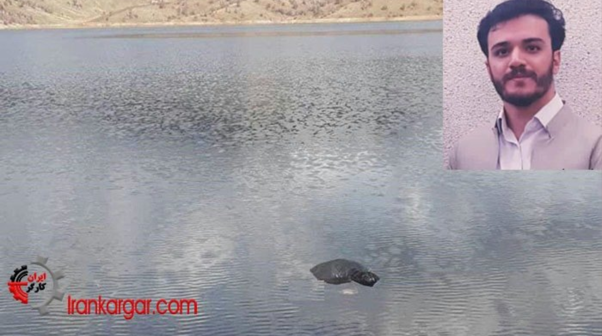 Corpse of 28year-old protester Ershad Rahmani floating in waters of Gawran Dam, Iran